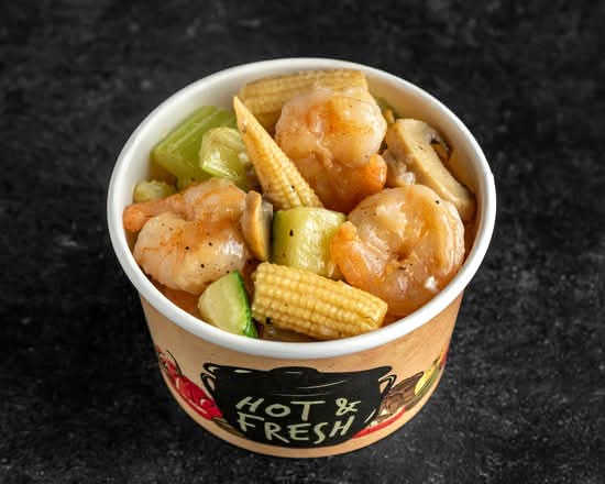 Shrimp and Mixed Vegetables